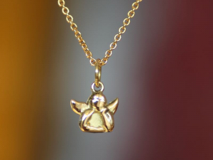 Anhaenger SCHUTZENGEL Gold