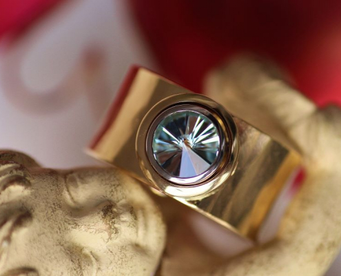 Ring FUER DIE LIEBE Gold Turmalin SPIRIT SUN