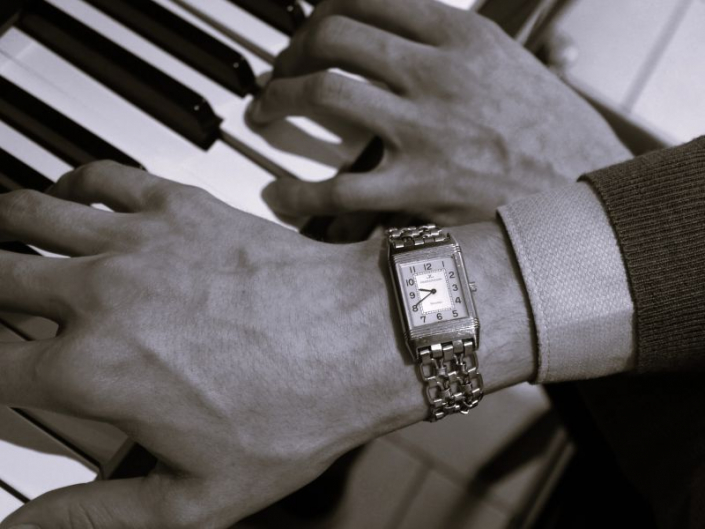 Uhrband Platin handgeschmiedet Hand