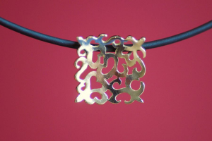 Anhaenger NIXE QU Gold